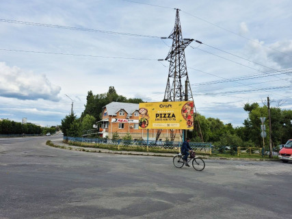 Billboard A in Khmilnyk, 3x6  Perehresta(krugovij ruh) st.Stolarcuka-st.Vuz'kokolijna Photo 1