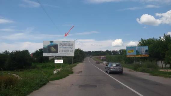 Билборд B в Хмельнике, 3x6  Вул. В. Порика поруч; заправка ОККО, центральний автовокзал, житловий масив, виїзд на Бердичів (Житомир, Київ) фото 1