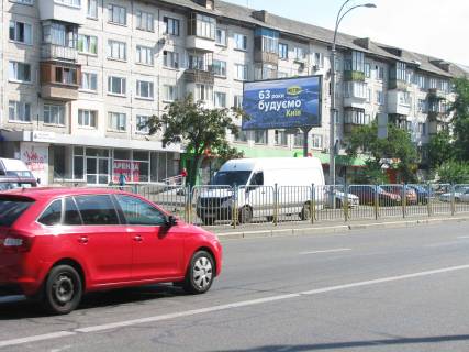 Билборд A в Киеве, 3х6  просп. Європейського Союзу (Правди)., 104/106 поруч з  супермаркетом Ашан у напрямку вул. Газопровідна фото 1