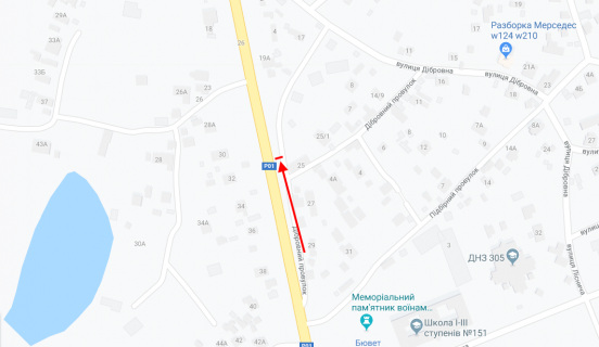 Призматрон, Призма A у Києві, 3х6  Столичне шосе, 25 у напрямку центру - 246287 схема