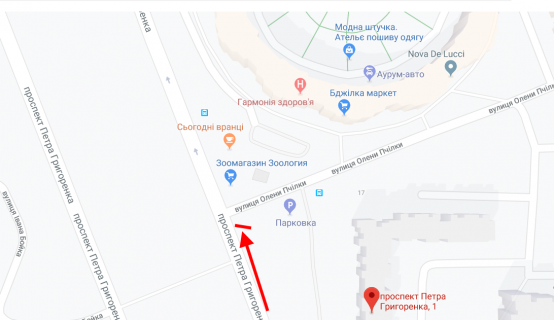Призматрон, Призма A у Києві, 3х6  Григоренка пр., 1 / вул. Олени Пчілки к напрямку вул. Здолбунівська - 219934 схема