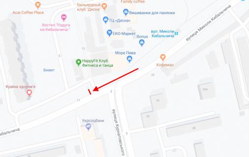 Prismatron, Prism A in Kyiv, 3х6  Kibal'cica st., 11 - 189110 scheme