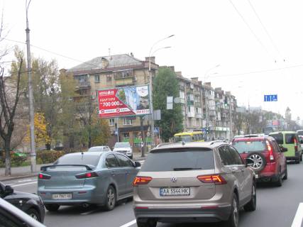 Билборд B в Киеве, 3х6  Миру пр., 7, /Григорія Чупринки вул. (Чудновського), у напрямку ст. м. Дарниця фото 1