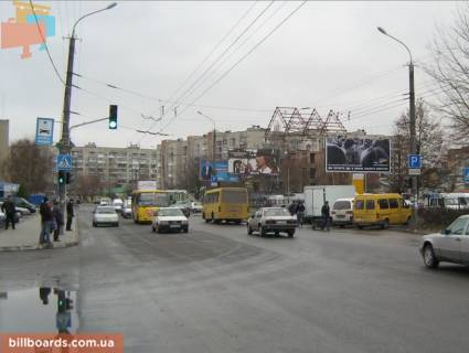 Билборд A в Луцке вул. Конякіна,39 (вїзд на стоянку автостанціі №1, навпроти ТЦ Варшавський) фото 1