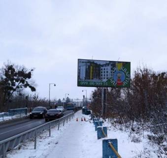 Білборд, Бігборд (Борд)  A у Луцьку, 3*6  міст Шевченка( до Нової лінії) праворуч від кільця Фото 1