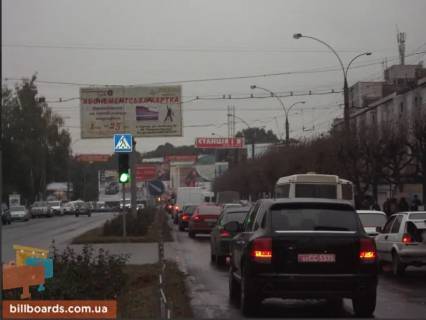 Билборд + в Черновцах, 6x3  Пр. Незалежності, 121 (в сторону "Майдана") фото 1