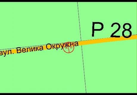 Billboard B in Kyiv, 3x6  Bol'saa Kol'cevaa doroga, 1300 m do perekrestka s Gostomel'skim sosse, sleva scheme