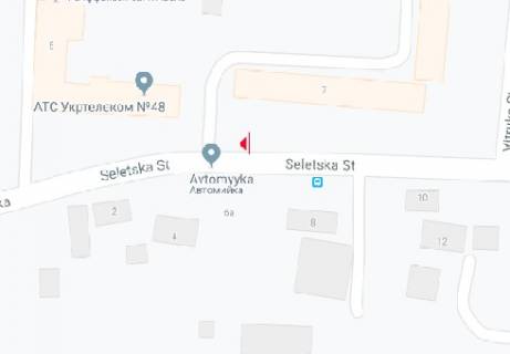 Білборд, Бігборд (Борд)  B у Житомирі Селецкая ул.,7 - Витрука ул. схема