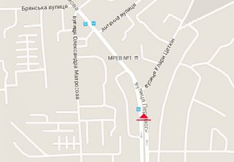Билборд A в Запорожье, 3x6  Перемоги вул., 133 - Гагаріна вул. схема