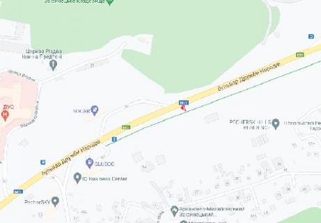 Нестандарт  в Киеве Миколи Міхновського бульвар (Дружби Народів бульвар). (АЗС "Socar") схема