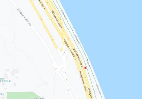 Нестандарт  у Києві Набережное шоссе 1 схема