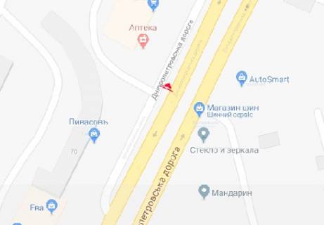 Билборд A в Одессе, 3x6  Палія Семена вул. (Дніпропетровська дор.)., 72 схема