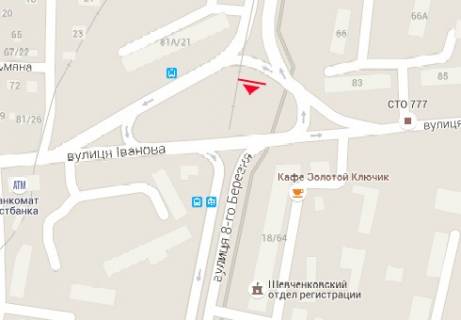 Призма B в Запорожье, 3x6  Мотобудівельників вул. (8-го Березня вул.) вул. - Іванова вул. - 7932 схема