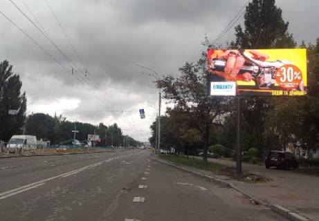Видеоборд A в Киеве, 3x6  Воскресенський (Перова б-р) проспект, 14 - Навои Алишера ул. (за перекрестком) - 380186 фото 1