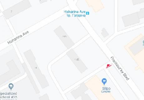 Ситилайт A в Одессе Французский б-р, 16 м-н "Сельпо" 2 А схема