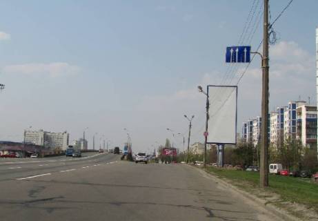 Бэклайт A в Киеве, 8x4  Братиславская ул., 20, (ринок "Юность", движение от Броварского пр.) фото 1