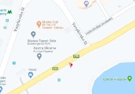 Беклайт B у Києві, 2.3x3.14  просп. Голосіївський (40-річчя Жовтня)., 132 (BackLit), (справжній розмір 2.50 х 3.15) схема
