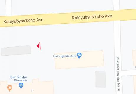 Беклайт A у Вінниці Коцюбинського просп., 33а схема
