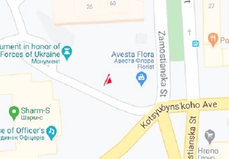 Scrolller, Scroll A in Vinnytsia Pobedy pl. (DB Ubilejnyj) - 315907 scheme