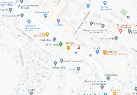 Нестандарт  в Киеве Лобановского пр., 53 схема