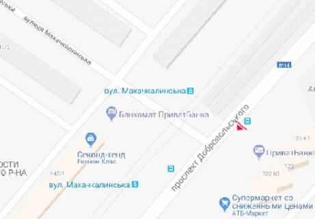 Призма A в Одессе Добровольского ул., 126 - 320086 схема