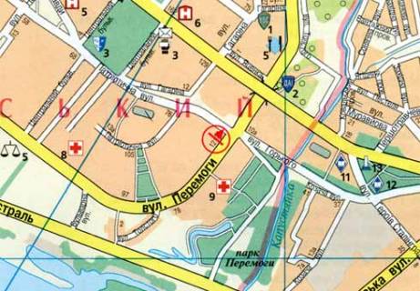 Призма A в Запорожье, 3x6  Перемоги вул., 121 - 7947 схема
