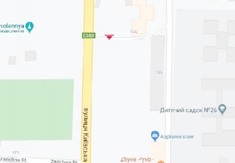 Билборд A в Виннице, 3x6  Київська вул., 146 схема