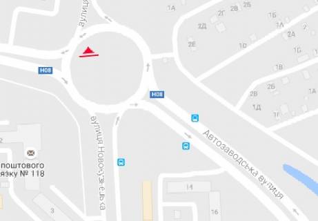 Призма A в Запорожье, 3x6  Автозаводська вул. - Володимира Українця (Новокузнецька) - 480720 схема