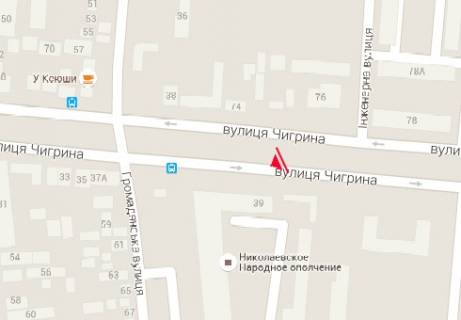 Billboard A in Mykolaiv, 3x6  Pogranicna (Cigrina) st., 43-a scheme
