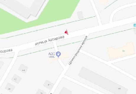 Билборд B в Харькове Ахсарова ул., 7 схема