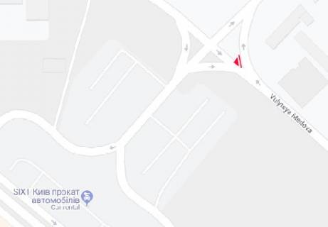 Билборд A в Киеве Медовая ул., 2 Аэропорт "Киев"  схема