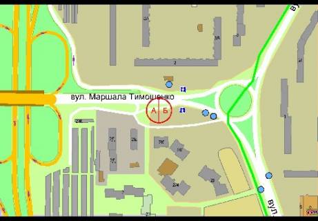 Prismatron, Prism A in Kyiv, 3x6  Timosenko Marsala av., 2k - 303340 scheme