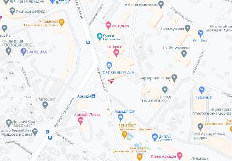 Нестандарт  у Одесі Генуезская ул., 5 схема