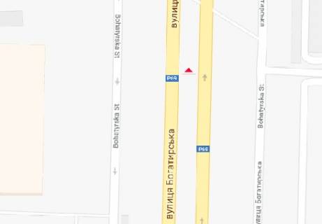 Призма A в Киеве Богатырская ул. (на разделителе) - 318311 схема