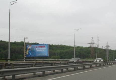 Бэклайт B в Киеве, 3x6  Саперно-Слободская ул., съезд с Южного моста (на правый берег, слева) фото 1