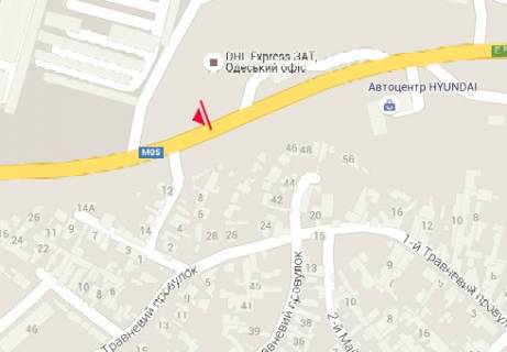 Билборд B в Одессе, 3x6  Михайла Грушевського вул., 2а схема