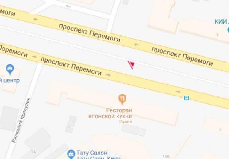 Бэклайт B в Киеве Перемоги пр., 3 схема