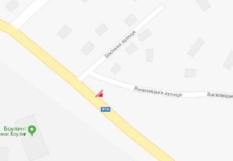 Білборд, Бігборд (Борд)  A у Черкасах Каневская ул. - Школьная ул. схема