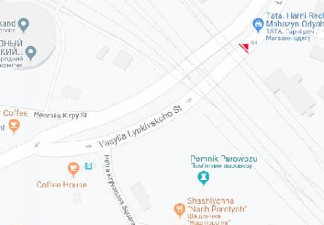 Нестандарт A в Киеве Липковского ул. (бывш. Урицкого ул.) (9) схема