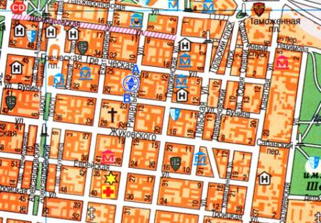 Citylight A in Odessa Risel'evskaa, 12 A, ostanovka scheme