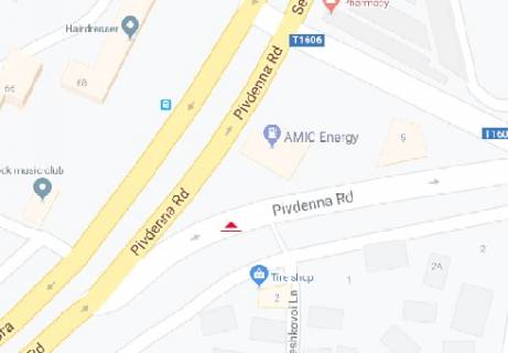 Билборд B в Одессе, 3x6  Миколаївська дорога, 172/1 - Південна дорога схема