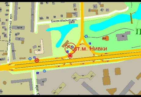 Prismatron, Prism A in Kyiv, 3x6  Serbakovskogo Daniila st., 1 (st.m. "Nivki") - 302813 scheme
