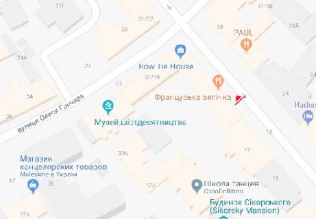 Скролер, Скрол A у Києві Ярославов вал ул., 19/31 - 317912 схема