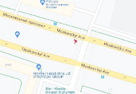 Призма A в Харькове, 3x6  просп. Героїв Харкова (Московський)., 259 - Унецкий пер. - 41116 схема