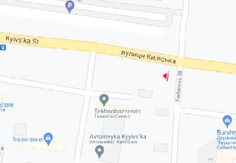 Билборд A в Ровно, 3x6  Киевская ул., возле Бурштина схема