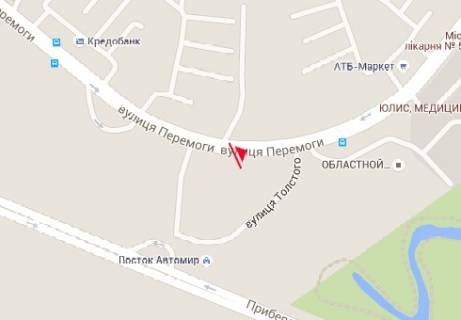 Билборд B в Запорожье, 3x6  Перемоги вул., 97 схема