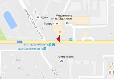 Призма B в Виннице Хмельницкое шосе (завод Аналог) - 314033 схема