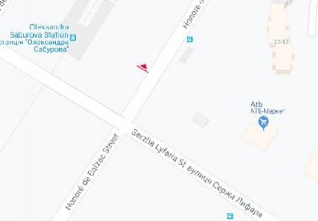 Призматрон, Призма A у Києві Бальзака ул. - Лифаря вул. (Колиш. Сабурова) - 318331 схема