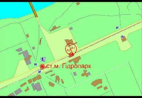 Video Billboard A in Kyiv, 3x6  Brovarskoj av., M"Gidropark", v centr - 340556 scheme