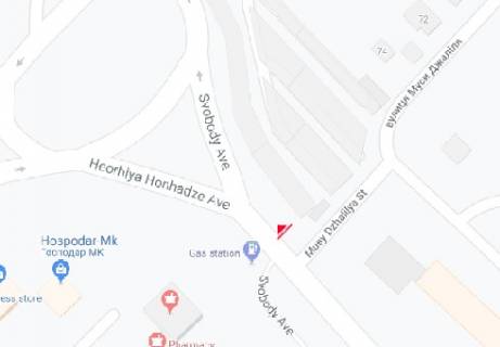 Білборд, Бігборд (Борд)  B у Києві, 3x6  Свободи просп., 28 схема